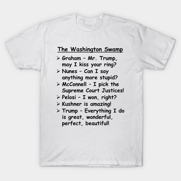 The Washington Swamp T-Shirt by Creative Overtones